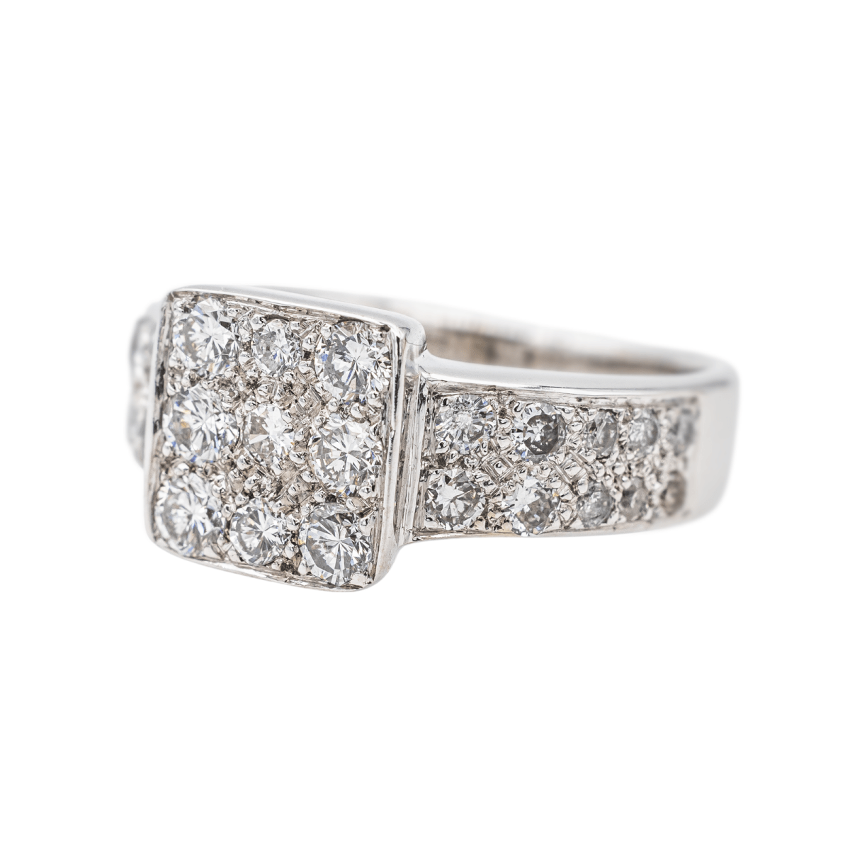 Bague Or blanc Diamant - Castafiore