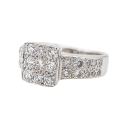Bague Or blanc Diamant - Castafiore