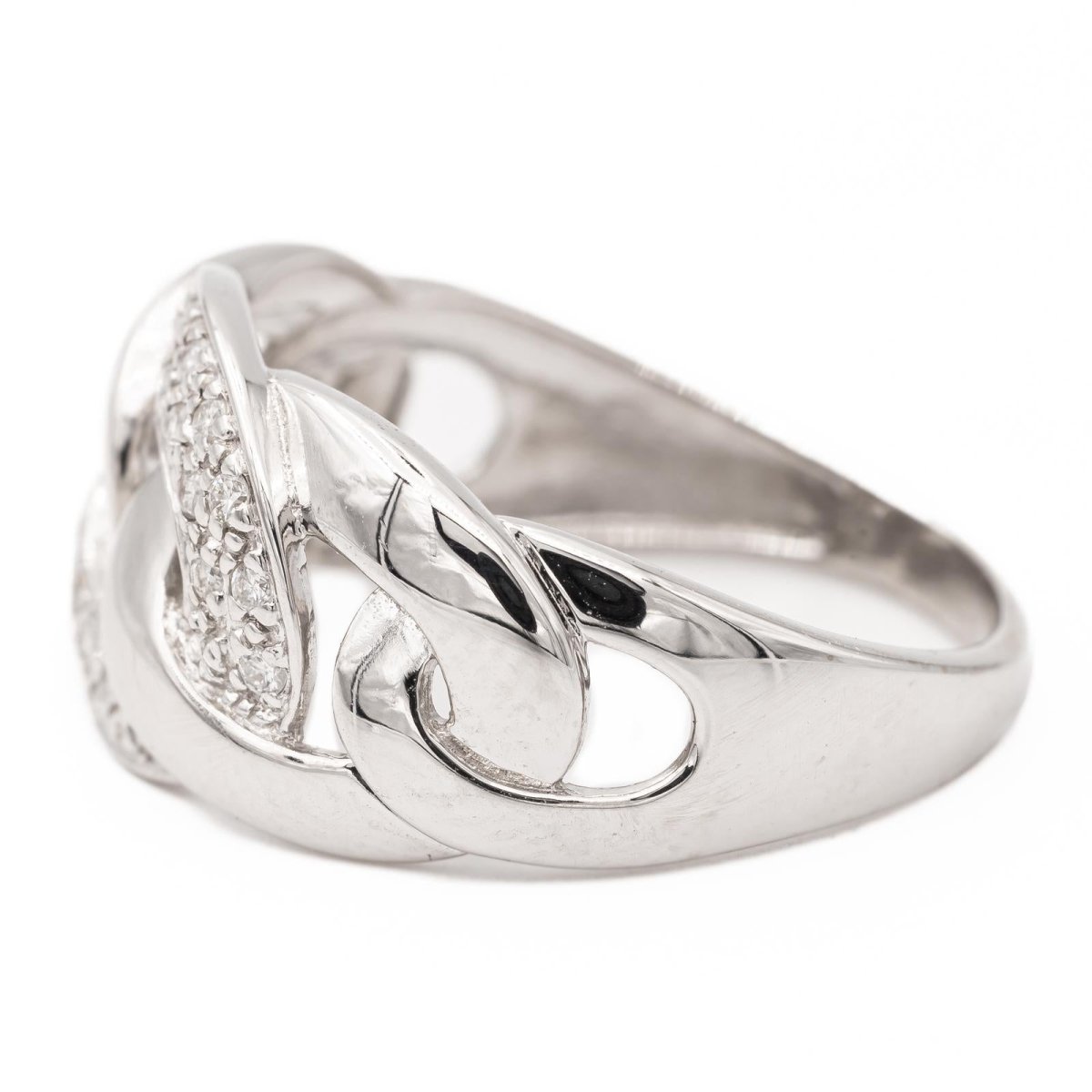 Bague Or blanc Diamant - Castafiore