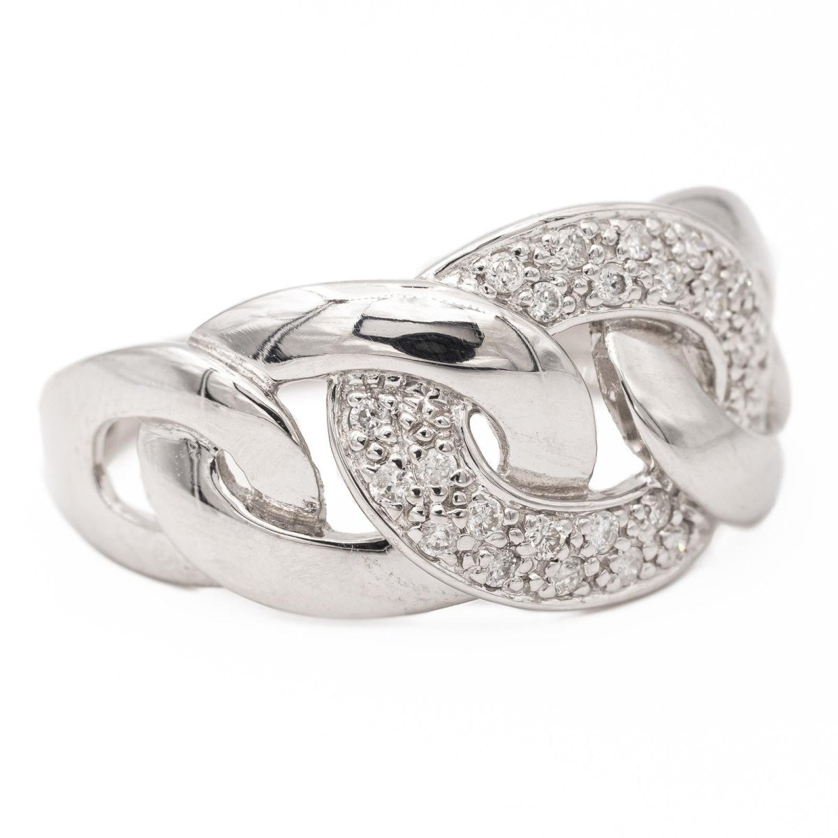 Bague Or blanc Diamant - Castafiore