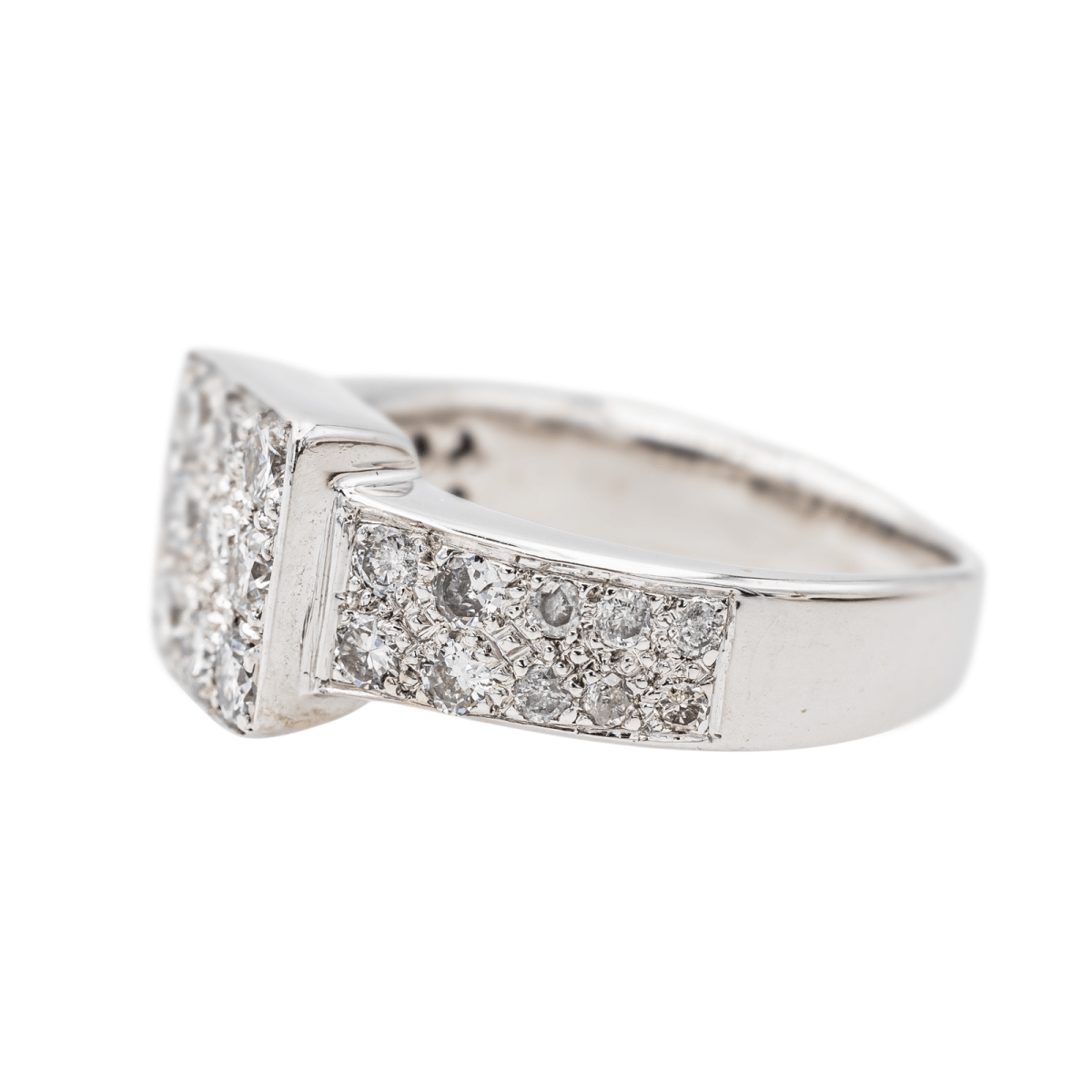 Bague Or blanc Diamant - Castafiore