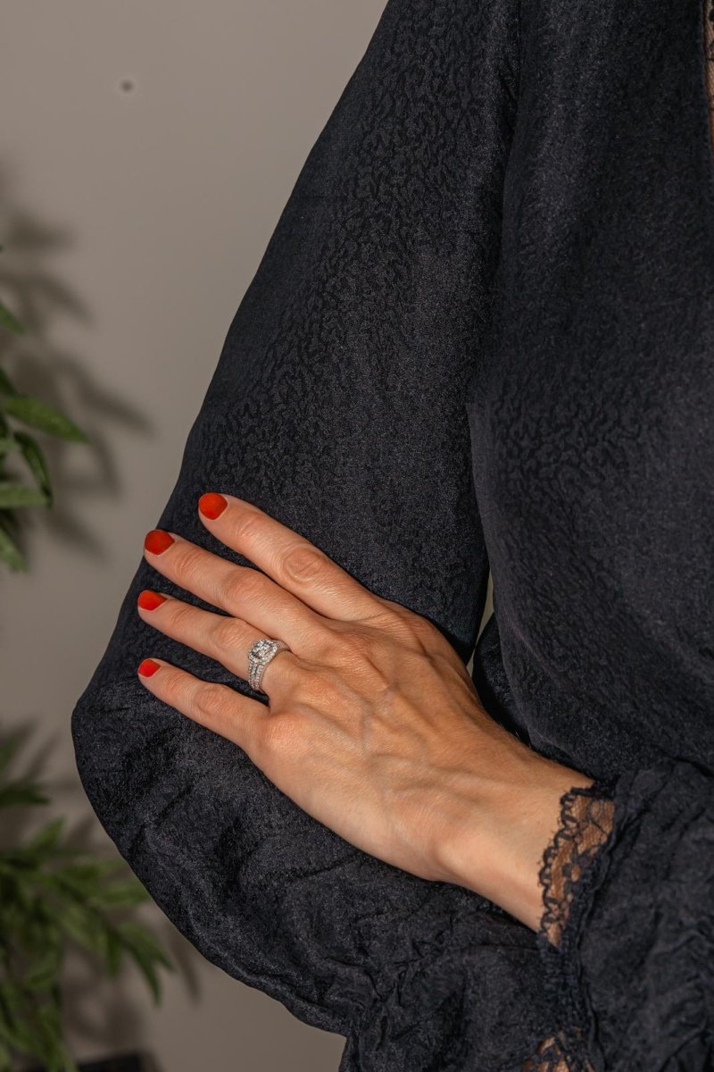 Bague Or blanc Diamant - Castafiore