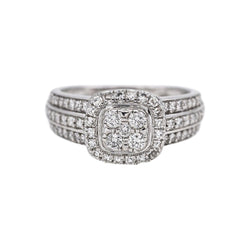 Bague Or blanc Diamant - Castafiore