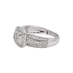 Bague Or blanc Diamant - Castafiore