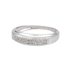 Bague Or blanc Diamant - Castafiore