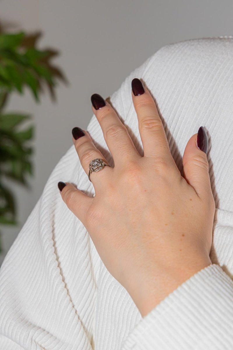 Bague Or blanc Diamant - Castafiore
