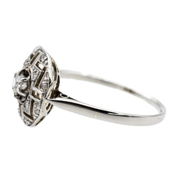 Bague Or blanc Diamant - Castafiore