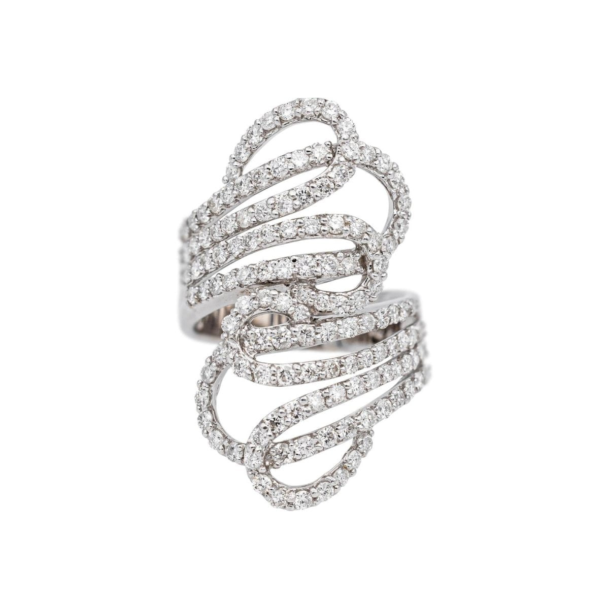 Bague Or blanc Diamant - Castafiore