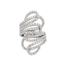 Bague Or blanc Diamant - Castafiore