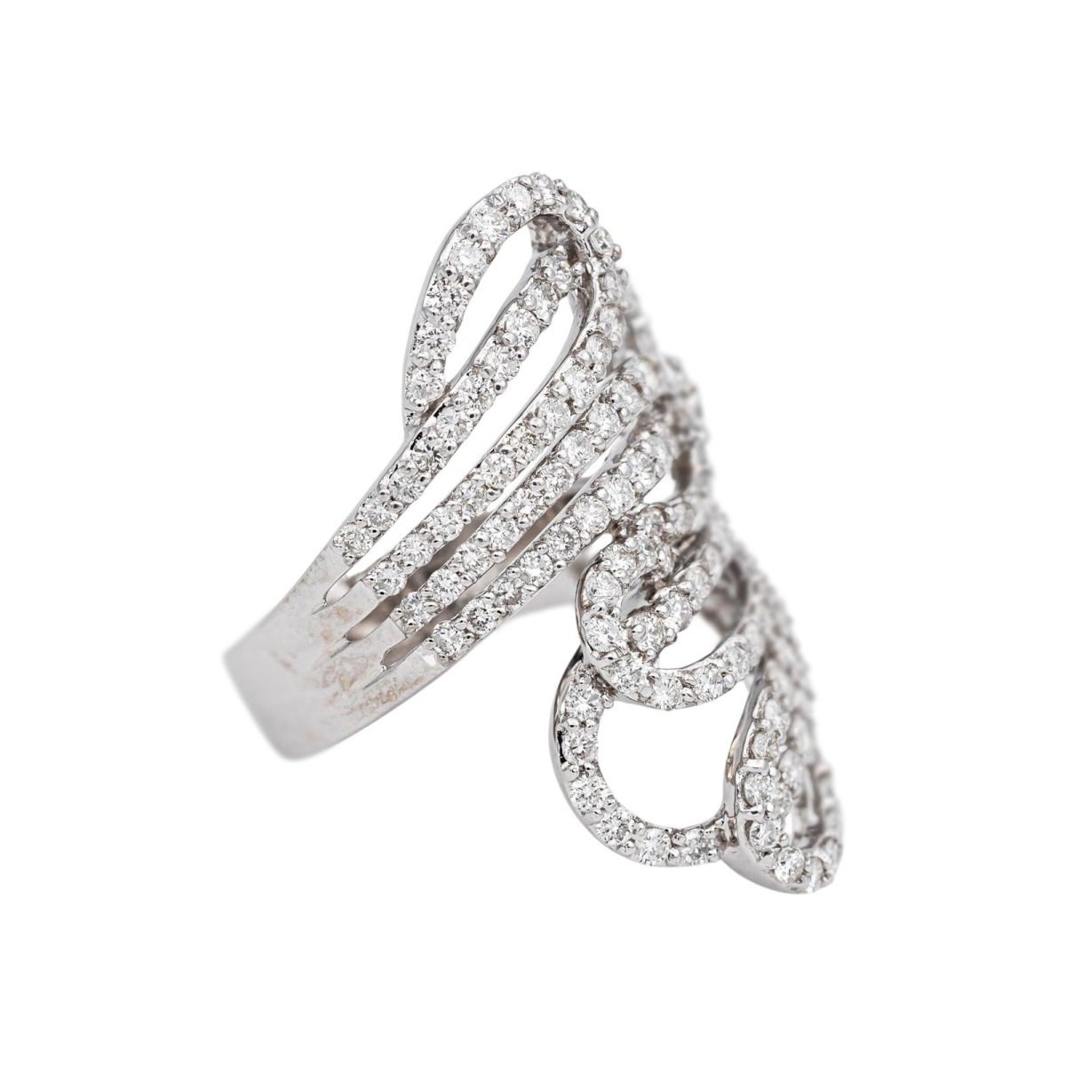 Bague Or blanc Diamant - Castafiore