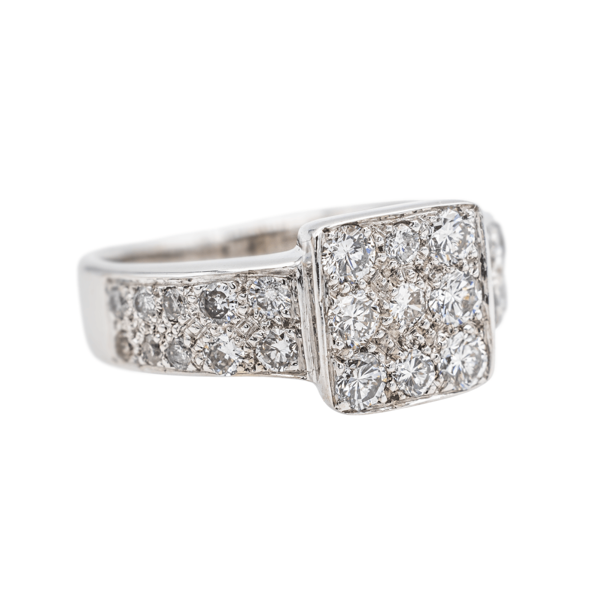 Bague Or blanc Diamant - Castafiore