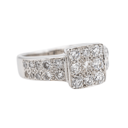 Bague Or blanc Diamant - Castafiore