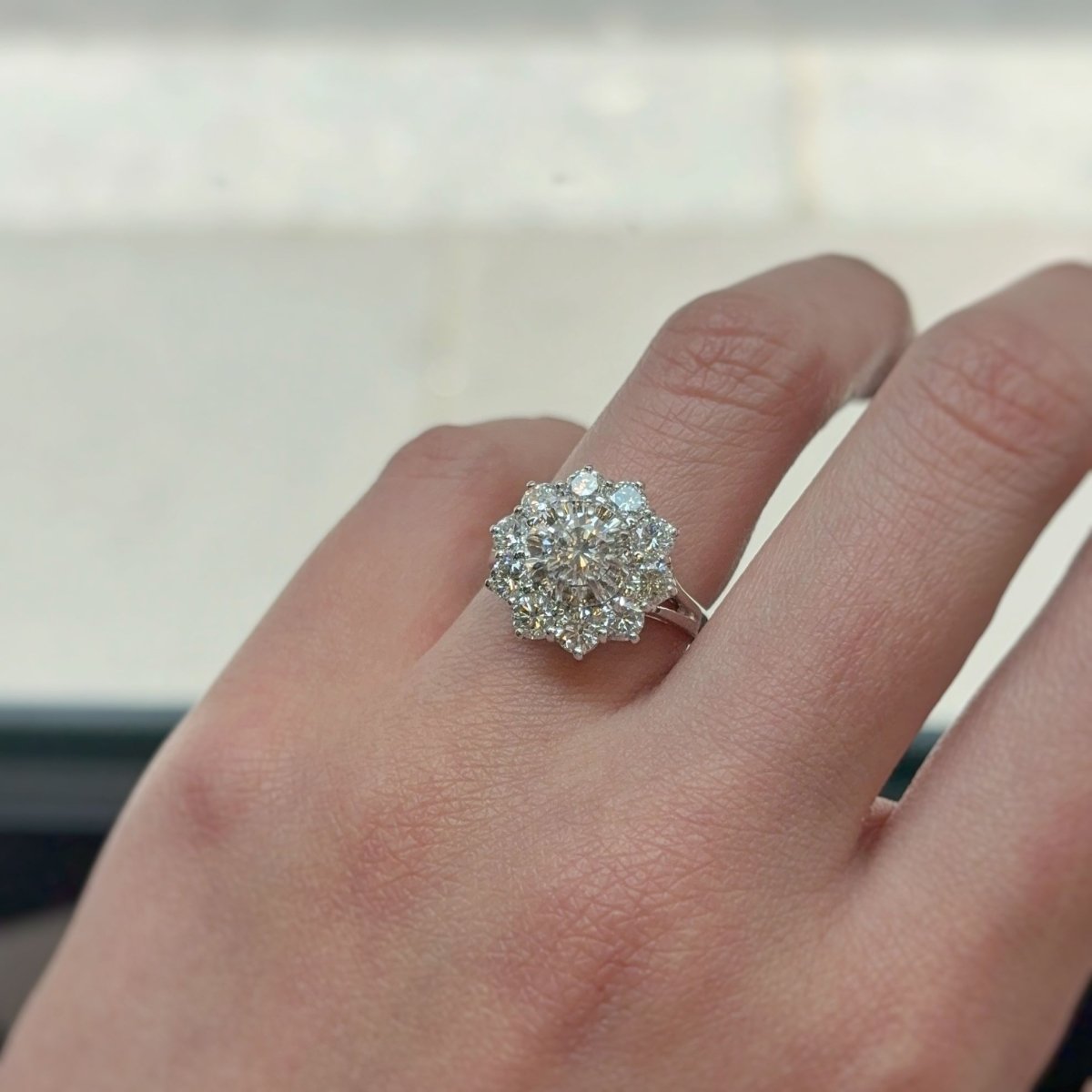 Bague - Or blanc & Diamants - Castafiore