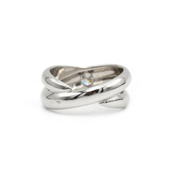 Bague - Or blanc et diamant - Castafiore