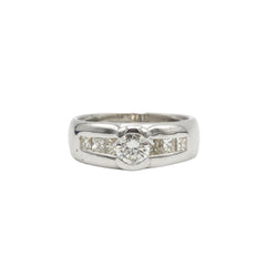 Bague - Or blanc et diamants - Castafiore