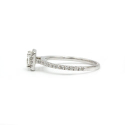 Bague - Or blanc et diamants - Castafiore