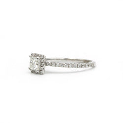 Bague - Or blanc et diamants - Castafiore