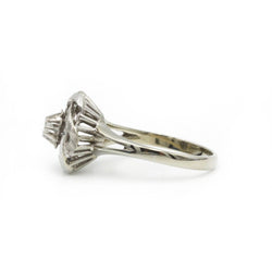 Bague - Or blanc et diamants - Castafiore
