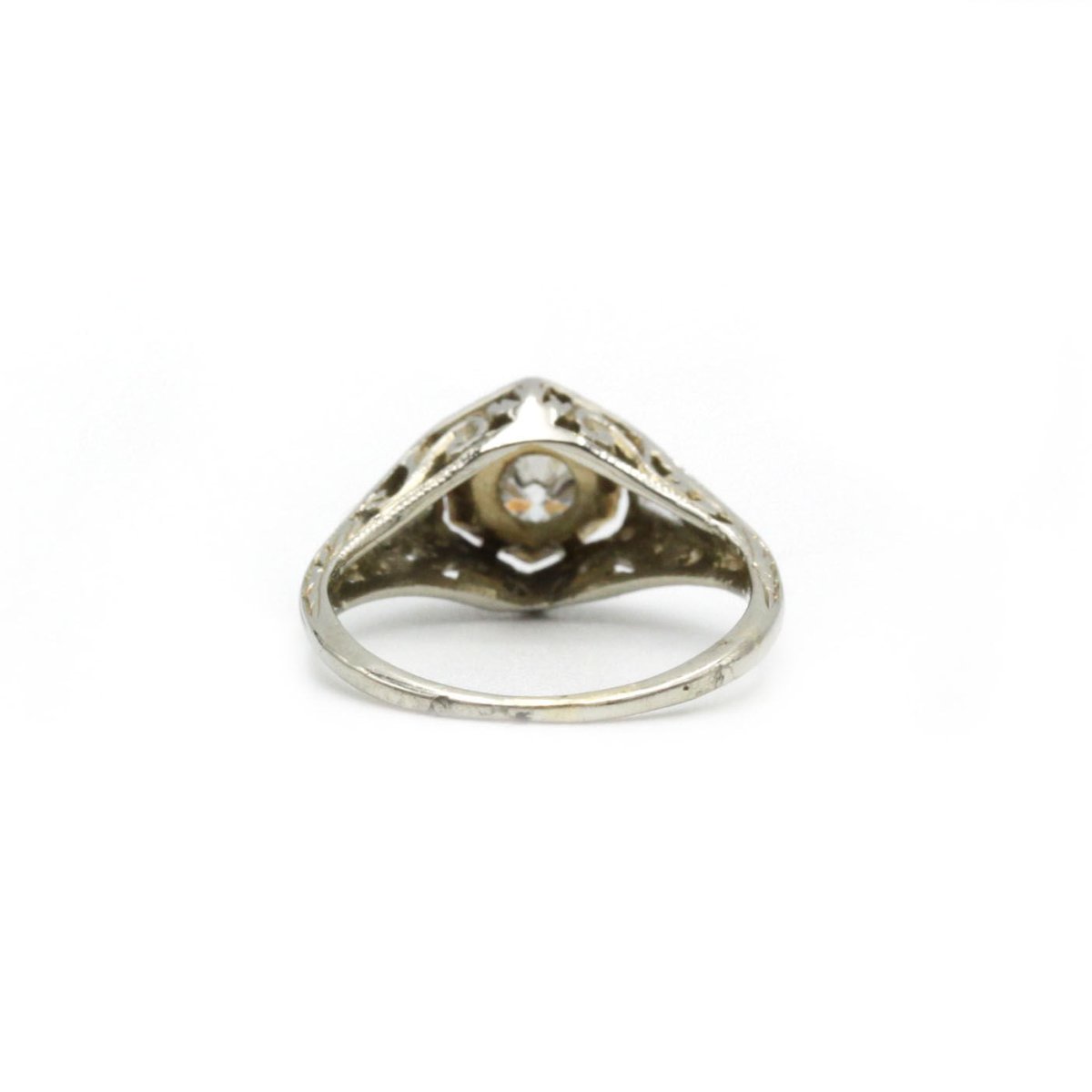 Bague - Or blanc et diamants - Castafiore