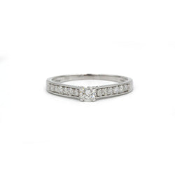 Bague - Or blanc et diamants - Castafiore