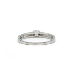 Bague - Or blanc et diamants - Castafiore