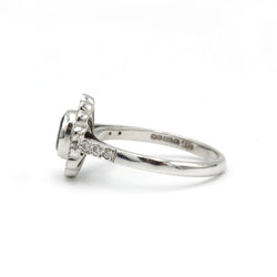 Bague - Or blanc, rubis et diamants - Castafiore