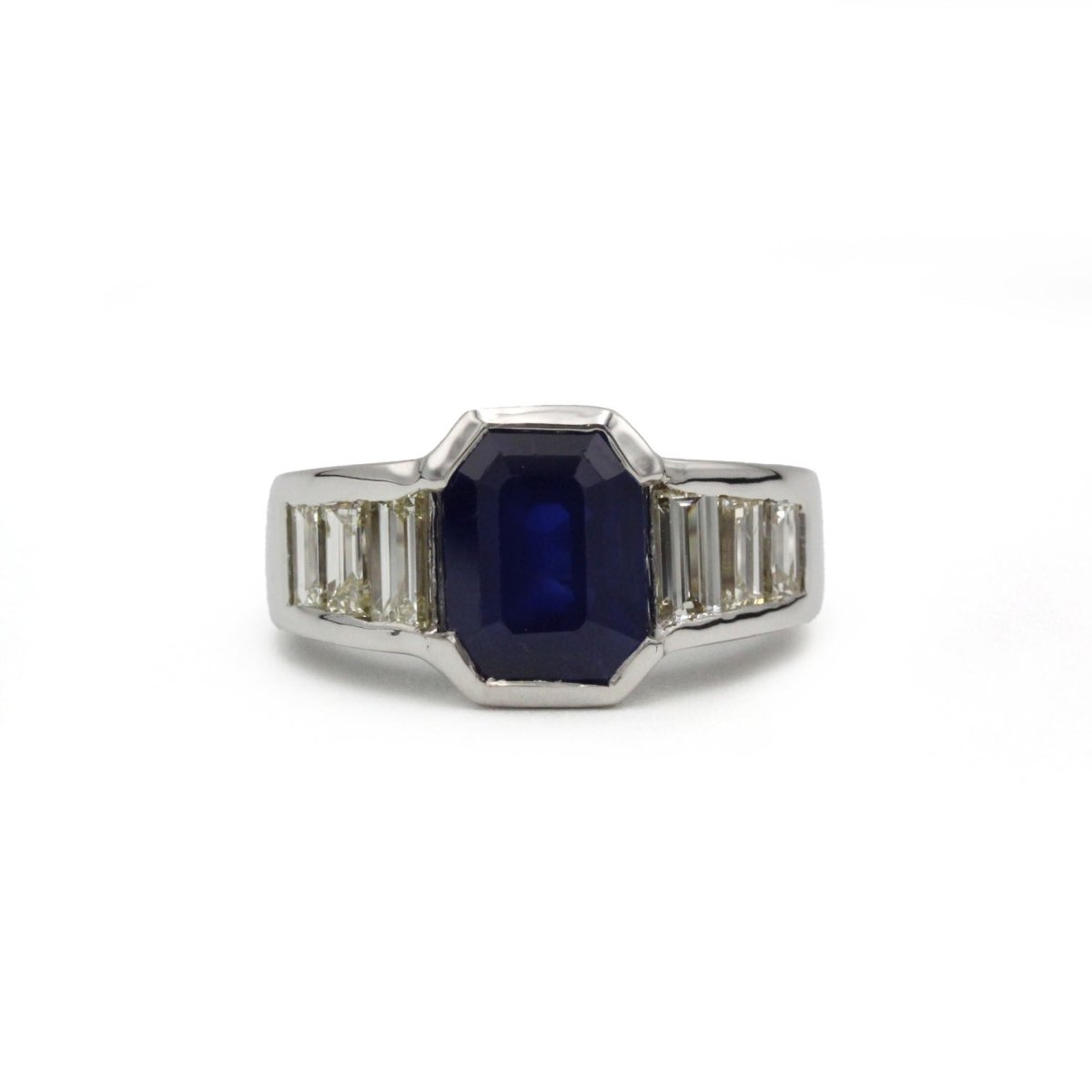 Bague - Or, Diamants & Saphir - Castafiore