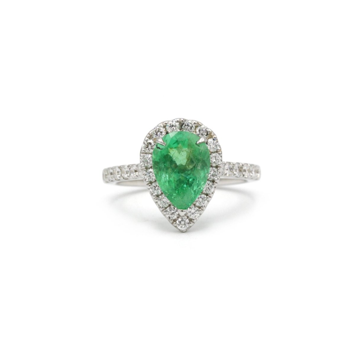 Bague - Or, émeraude & diamants - Castafiore