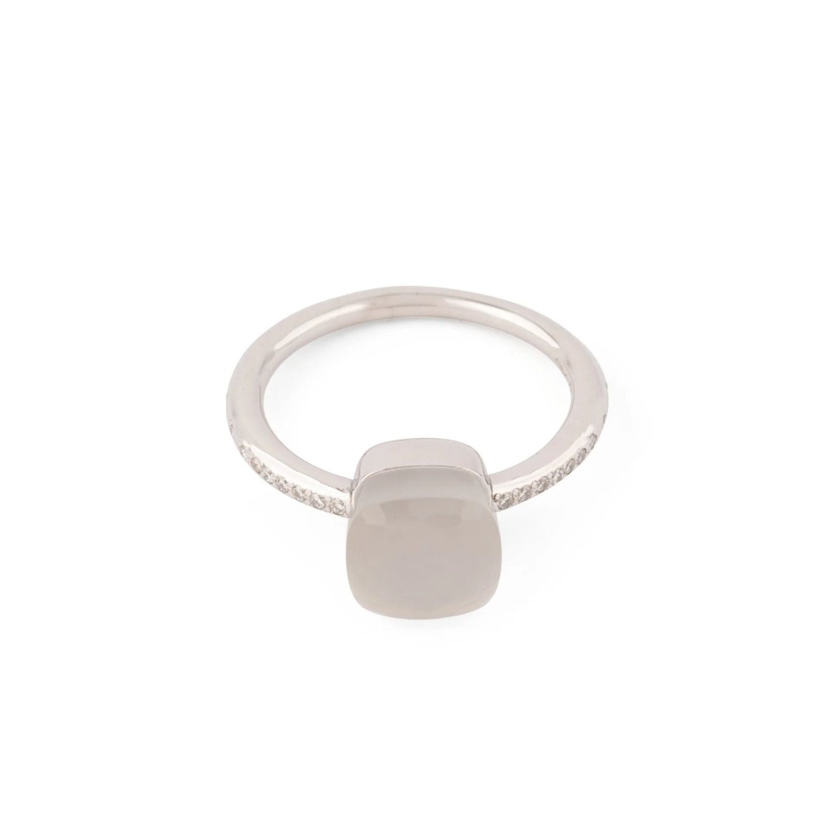 Bague or gris de la maison Pomellato,modèle Nudo - Castafiore