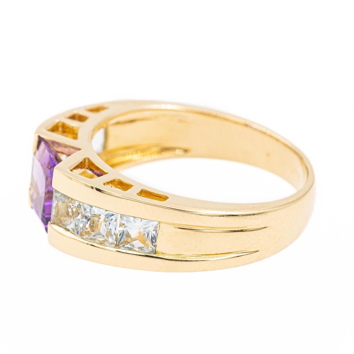 Bague Or jaune Améthyste - Castafiore