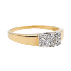 Bague Or jaune Diamant - Castafiore