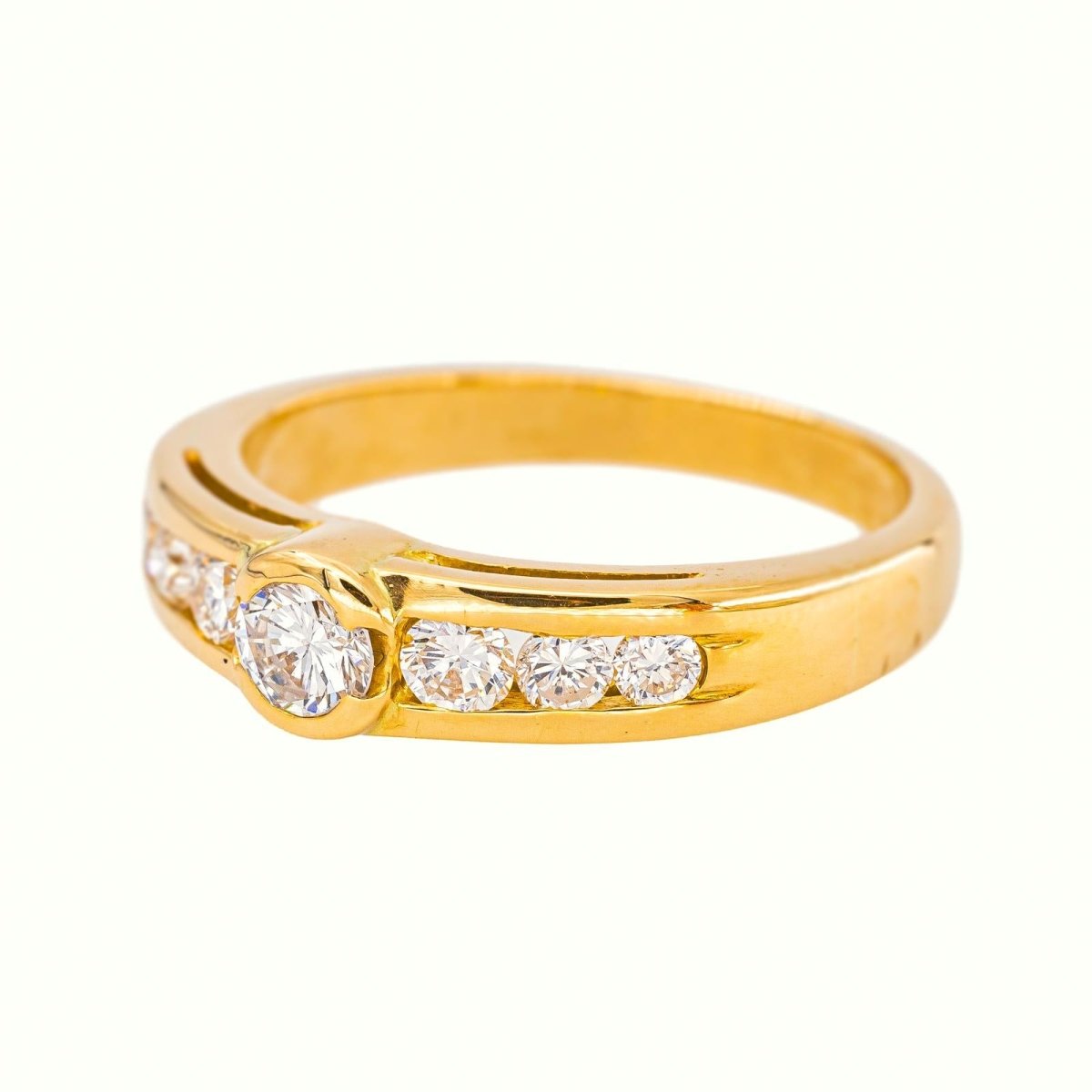 Bague Or jaune Diamant - Castafiore