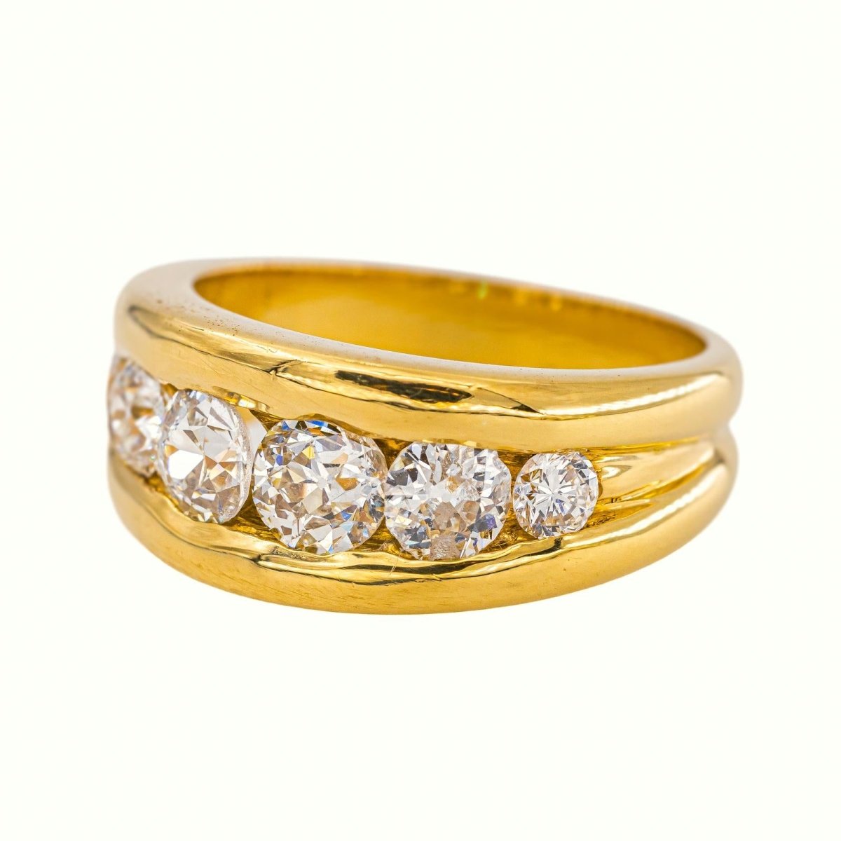 Bague Or jaune Diamant - Castafiore
