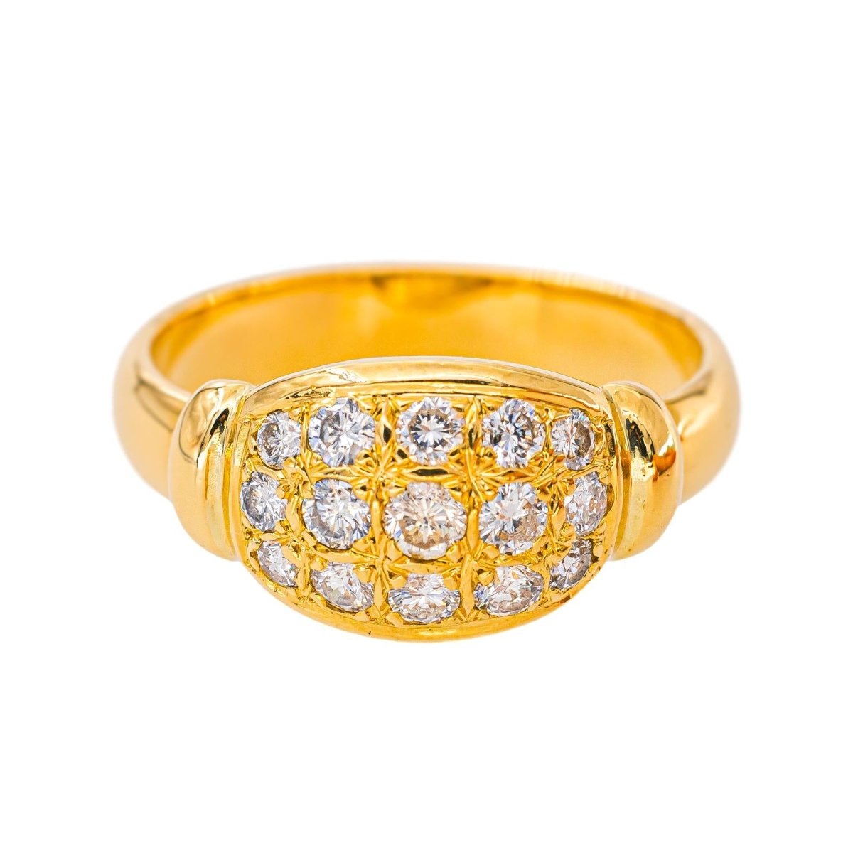 Bague Or jaune Diamant - Castafiore