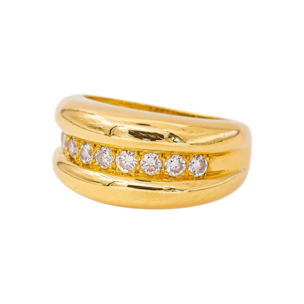 Bague Or jaune Diamant - Castafiore