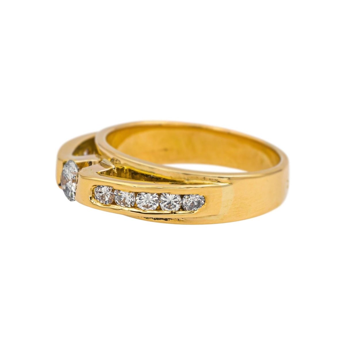 Bague Or jaune Diamant - Castafiore