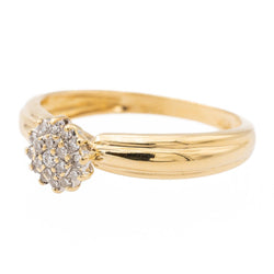 Bague or jaune Diamant - Castafiore