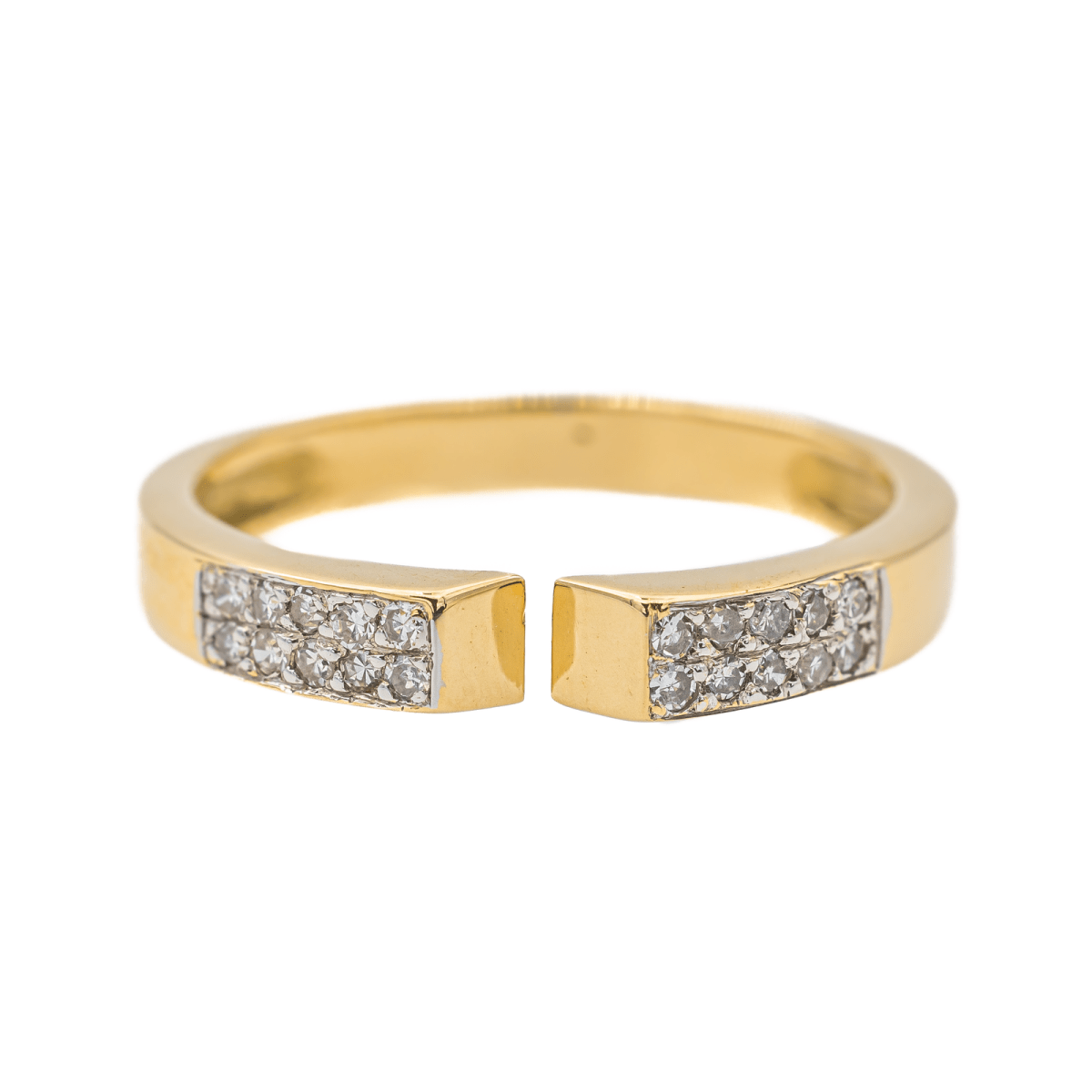 Bague Or jaune Diamant - Castafiore