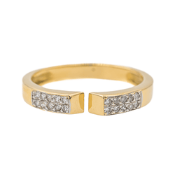 Bague Or jaune Diamant - Castafiore