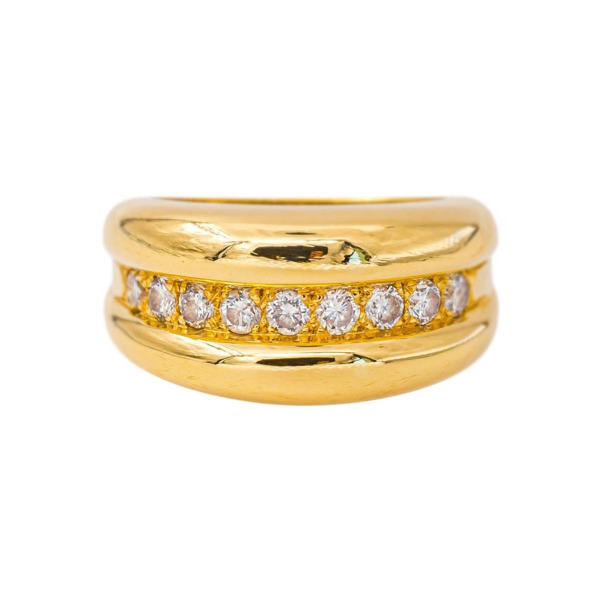 Bague Or jaune Diamant - Castafiore
