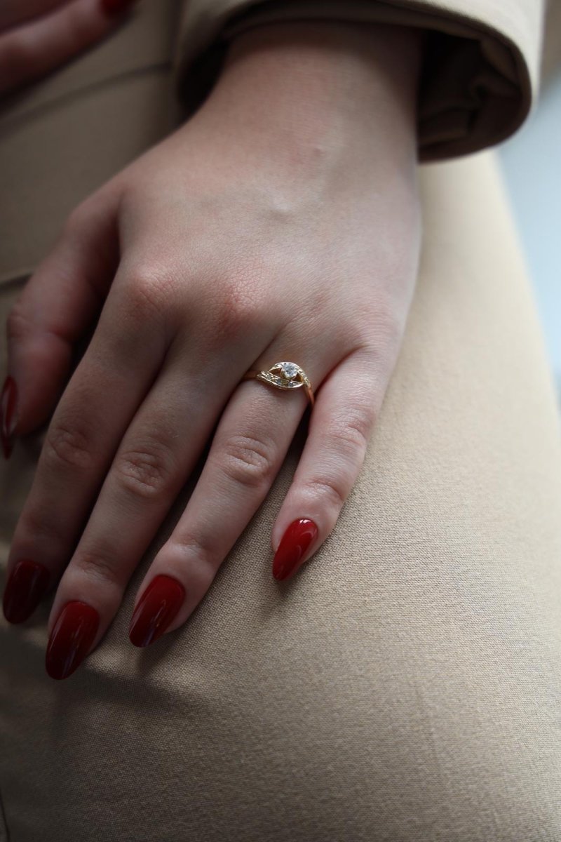 Bague Or jaune Diamant - Castafiore
