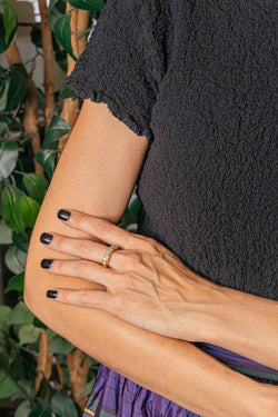 Bague Or jaune Diamant - Castafiore