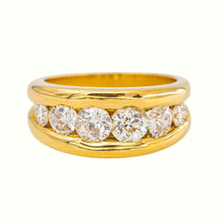 Bague Or jaune Diamant - Castafiore