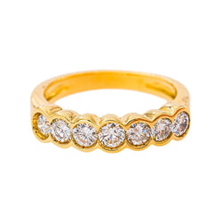 Bague Or jaune Diamant - Castafiore