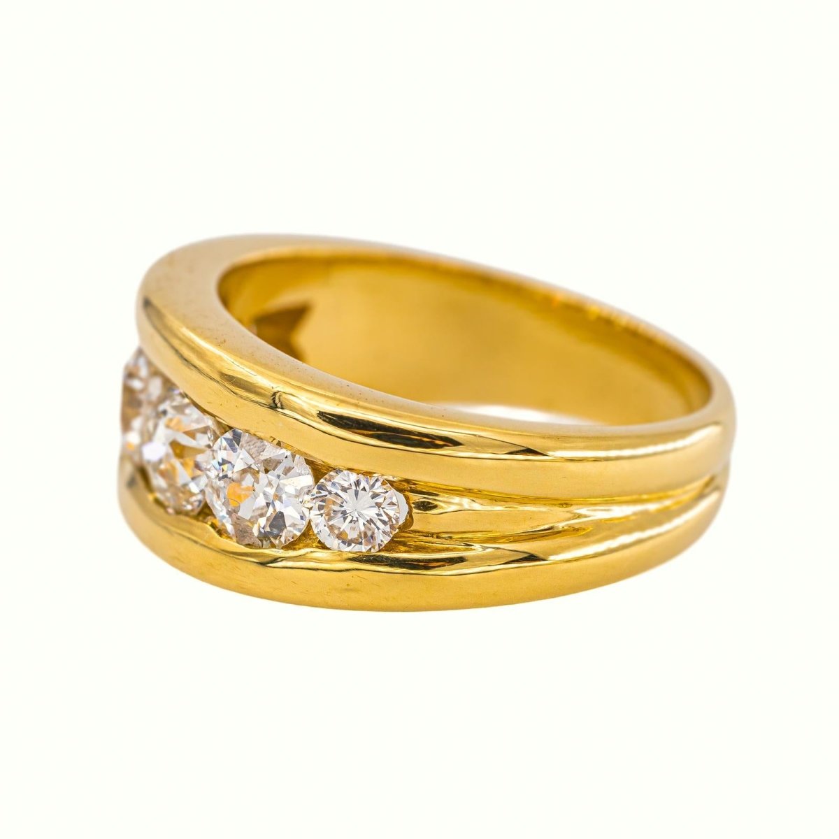 Bague Or jaune Diamant - Castafiore