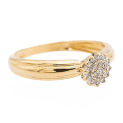 Bague or jaune Diamant - Castafiore