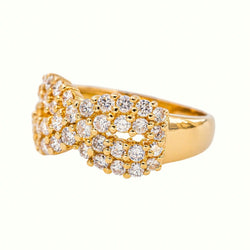 Bague Or jaune Diamant - Castafiore