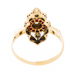 Bague Or jaune Diamant - Castafiore