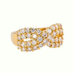 Bague Or jaune Diamant - Castafiore