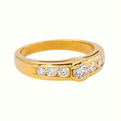 Bague Or jaune Diamant - Castafiore